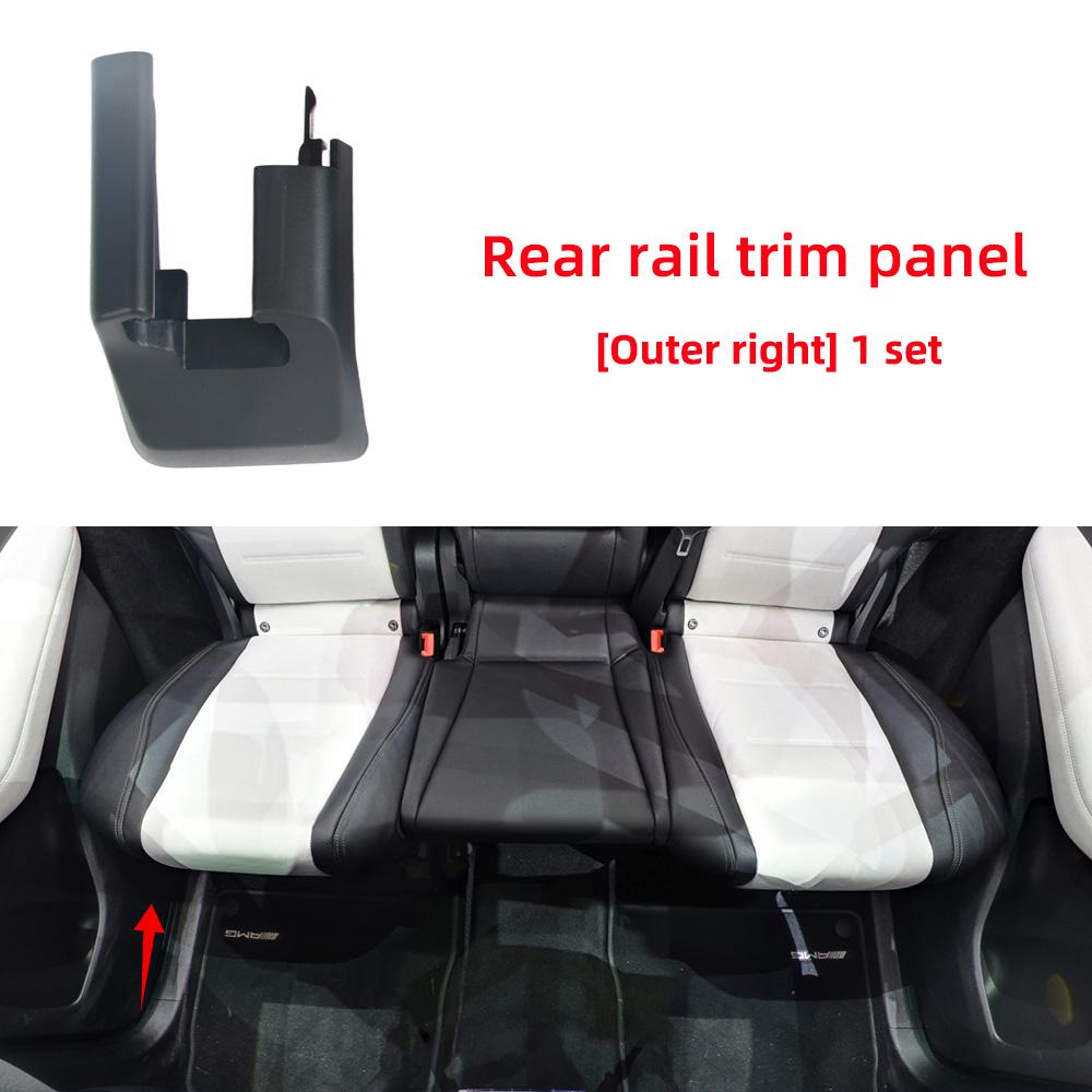 Rear Seat Rail Trim Cover Track Panel For Mercedes Benz GLE Class W167 + Interior Seat Rail Trim Cap 1679192300 1679192500