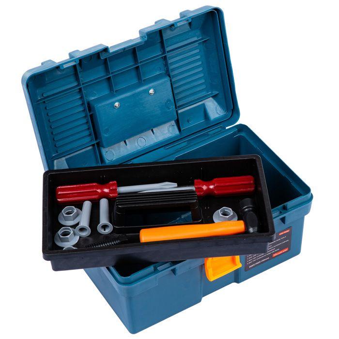 Coffret d'outils pour enfants - KINDERPLAY - KP5596 - 12 accessoires - Valise de rangement - Jouet éducatif