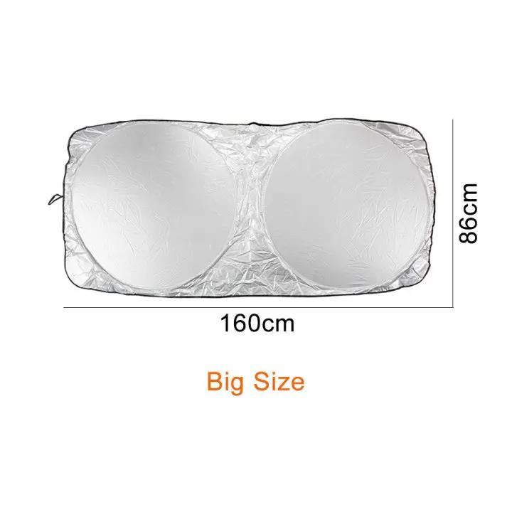 

Car Windshield Sun Shade Cover Visor Protector Anti-UV Interior Protection Folding Windscreen Parasol Auto Accessory