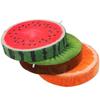 Creative Fruit Plush Toy Set: Watermelon, Orange, Dragon Fruit Cushions - Cute Nap Pillows