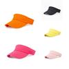 Summer New Pure Cotton Casual Versatile Empty Top Hat Sports Travel Outdoor Solid Color Sunshade Adult Men and Women Sunscreen Hat