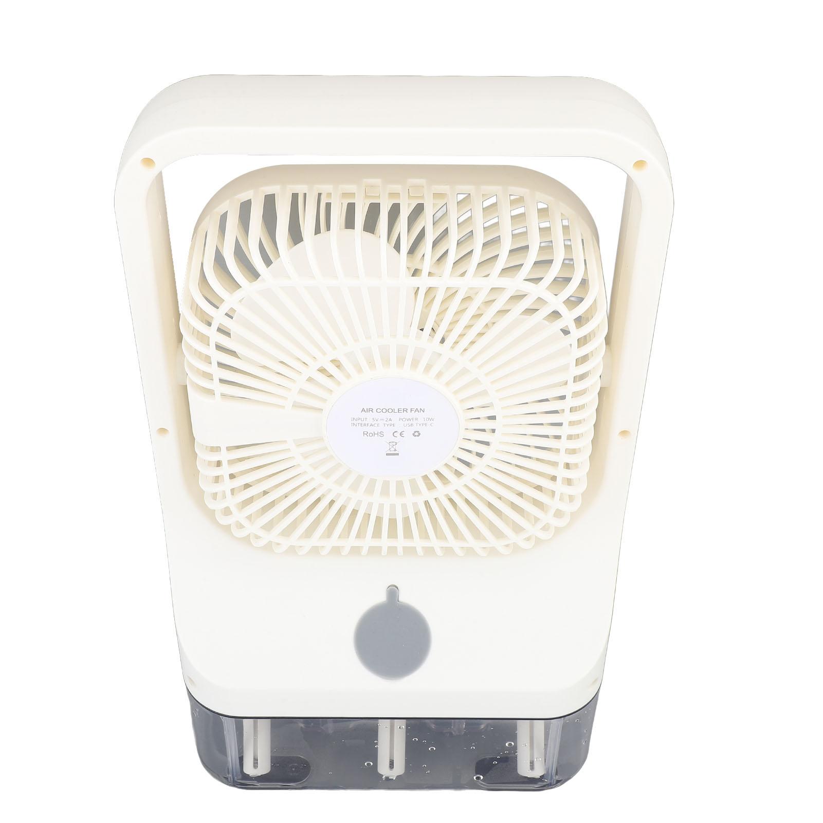 

Портативный увлажняющий вентилятор-кулер, тихий 3-ступенчатый вентилятор с автоматическим таймером, испарительный вентилятор с прохладным туманом для дома