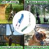 Outdoor Hanging Exercise Rope Spring Pull Tug Muscle Builder Good Exercise Tools For Dogs All Ages