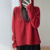 Autumn/Winter 2025 Slimming Lace Hooded Knit Cardigan - Versatile Long-Sleeve Stylish Casual Outerwear.