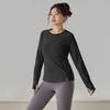 Women's Plus Size Long Sleeve Quick-Dry Yoga Top