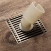 Beyoon Modern Rectangle Bathroom Accessories 4 Inch Anti-odor Brushed Surface Eco-Friendly Antique Brass Shower Washing Drain