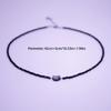 Natural Stone Cat Head Pendant Necklace, Elegant Minimalist Gift, Black Crystal Necklace with Premium Feel, Daily Wear Choker