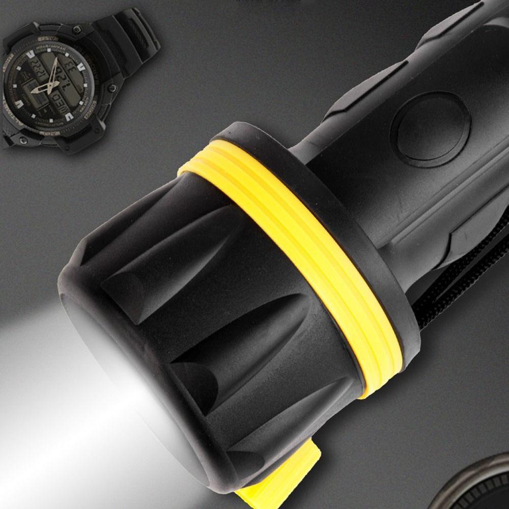 Waterproof Rubber 3LED/7LED/1W LED Torches Camping Hand Light Spotlight Flashlight Toch