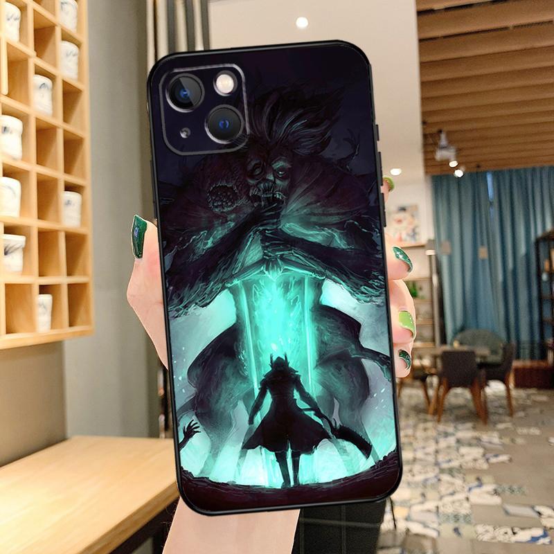 

Bloodborne Dark Souls Phone Case For iPhone 11 12 13 14 15 16 Pro MAX 12 13 Mini X XR XS Max Plus Cover Coque iPhone 13