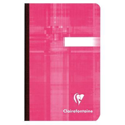 Carnet broché - CLAIREFONTAINE - 9x14 cm - 192 pages - 90g - Petits carreaux 5x5