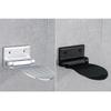 2Pcs Foldable Non-Slip Shower Foot Footrest Support For Bathroom, Made Of Aluminum Alloy