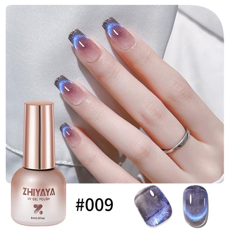 8ml 9D Cat Magnetic Gel Nail Polish Soak Off Gel Nail Art UV Gel Polish