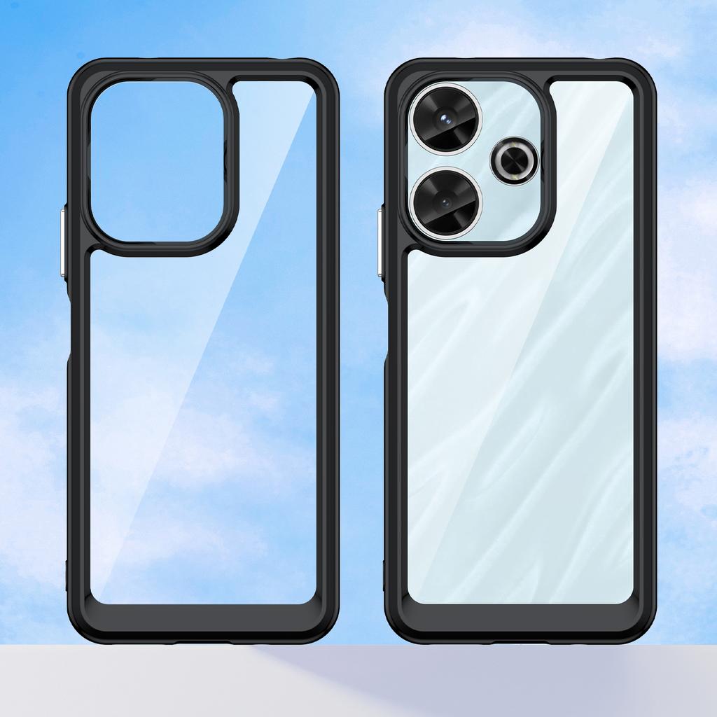 For Xiaomi Redmi 13 5G/13 4G/Note 13R 5G/Poco M6 4G Case TPU+Acrylic Anti-Drop Phone Cover