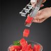 Ergonomic Kitchen Tool For Precise Watermelon Cantaloupe Slicing Stainless Steel Fruit Cutter Efficient Kitchen Gadget