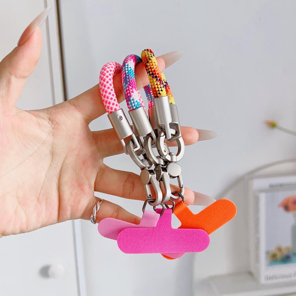 Modisches und personalisiertes Mini-Handy-Lanyard, kurzes Ring-Lanyard, Schlüsselanhänger-Anhänger, Ring-Anti-Verlust-Lanyard