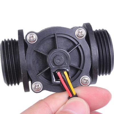 DC 5V-24V DN25 Water Flow Sensor Switch 1-60L / Min Liquid Flow Meter Counter Vertical/Horizontal Hall Flow Sensor
