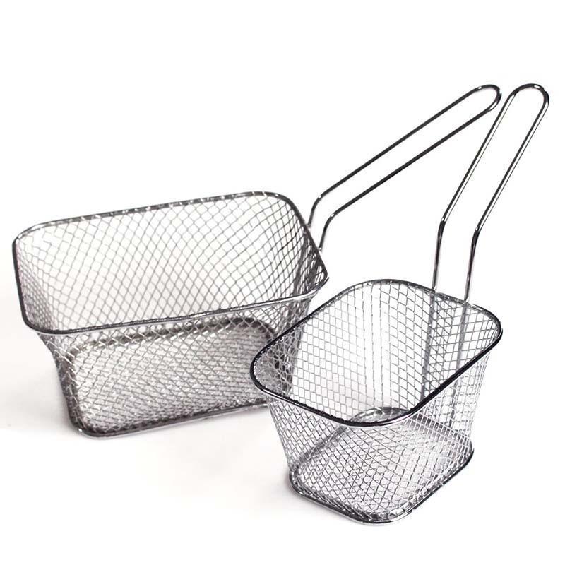 Mini košíky na hranolky Mini fritéza servírovací košík s prezentací jídla Kuchyň