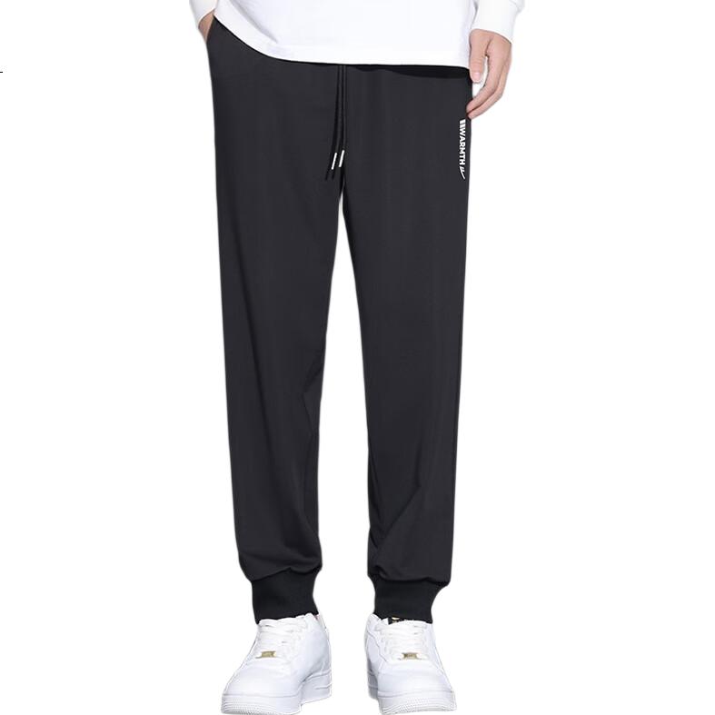 Warrior Casual Pants for Men, Spring And Autumn Loose-Fitting Trousers, Sports Sweatpants with Elastic Cuffs, Versatile Slimming Pants for Me