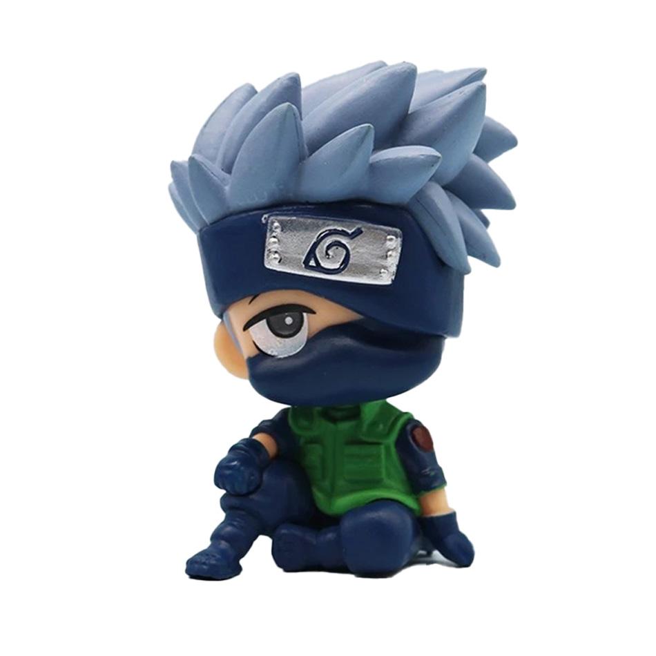 Anime-Figur Naruto Kakashi Actionfigur Q Version Kawaii Sasuke Itachi Figur Autodekoration Sammlerstück Weihnachtsgeschenk
