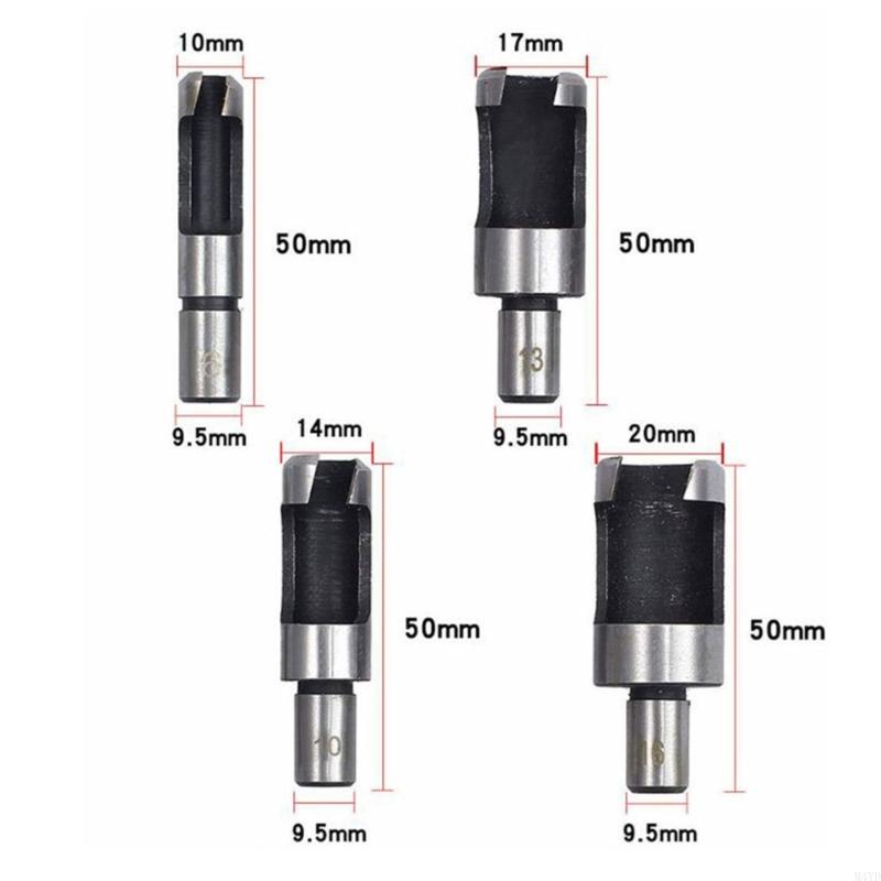 Professional Countersink Drill Bit Set Professional Adjustable Wooden Drill Bit Set for Wood Countersink Drill Bit M4YD