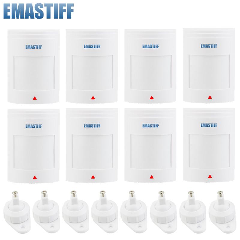 

!8 шт. проводной PIR датчик движения, детектор руки, PIR инфракрасный детектор движения, датчик для GSM Arm и домашней безопасности