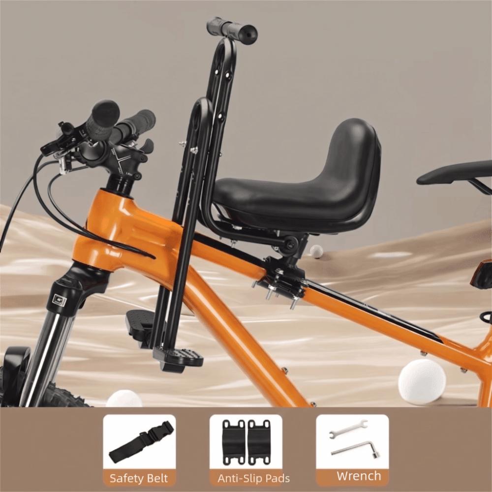 Scaun Copil Bicicletă Montat în Față Siguranță Completă Scaun Copil Bicicletă de Munte Utilizare Bicicletă Pliabilă