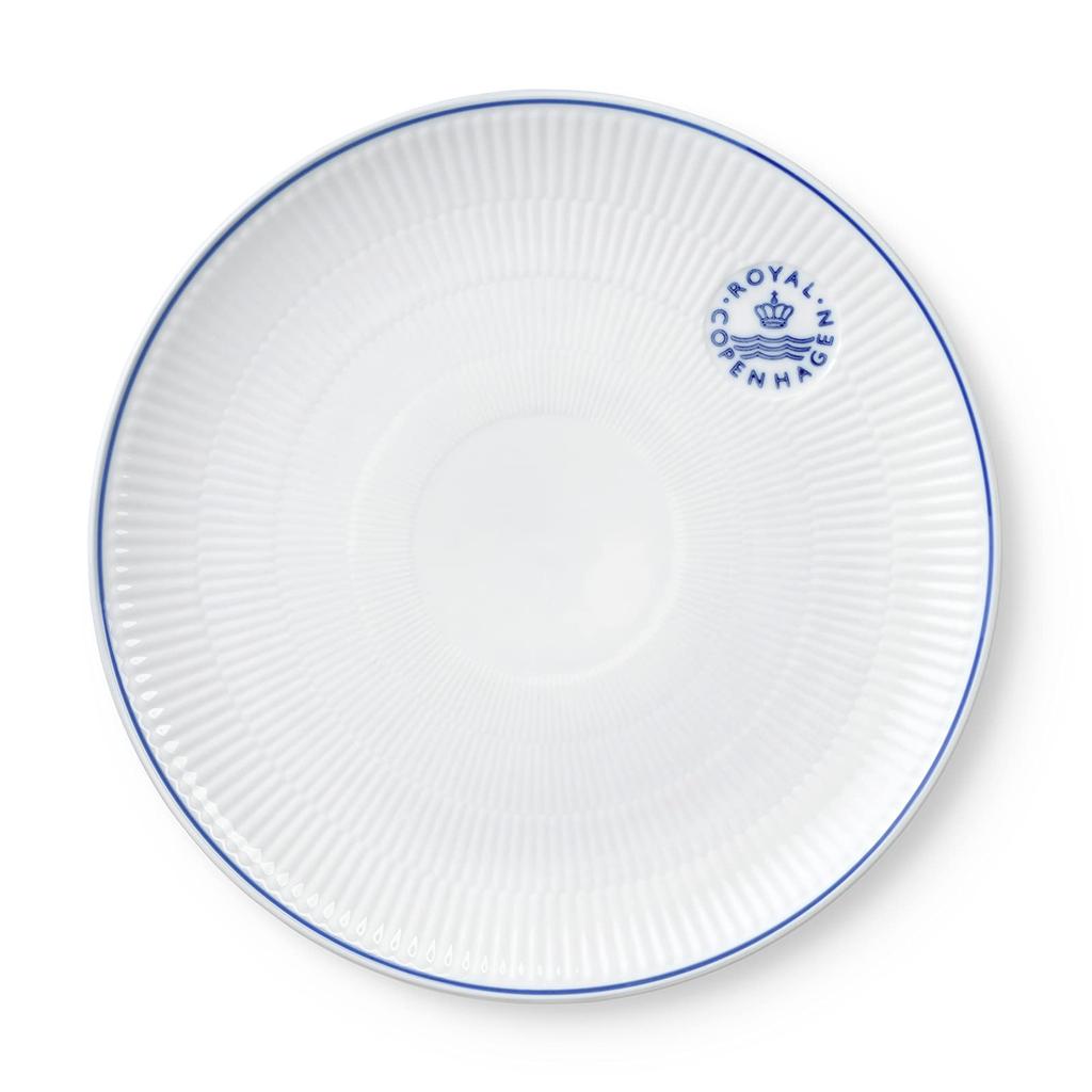 [Officially Imported] Royal Copenhagen Blue Line Coupe Plate, 27cm, Wedding Gift, Product Number 1058882