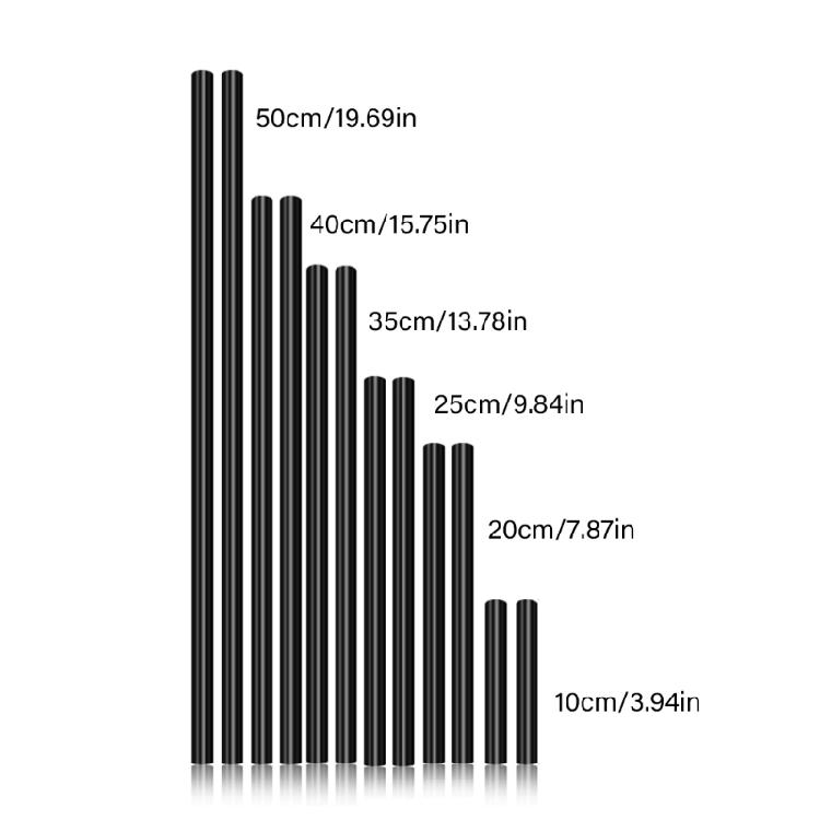 Lightweight 15mm Camera Rail Rod Aluminum M-12 Threaded Extension Bar For DSLR Rigging Studio Accessories 2pcs