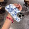 Oriental Blue And White Phone Case For IPhone 17 Air 16 15 14 13 12 11 Pro Pro Max Plus Transparent Soft Cover