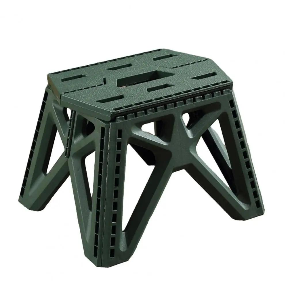 Folding Stool Portable Household Plastic Small Stool Outdoor Fishing Camping Matzah Stool Stall Children Small Bench