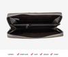 Artificial Leather Long Wallets for Women Men Fashion Zipper Purse Vintage Design Business Card Holder