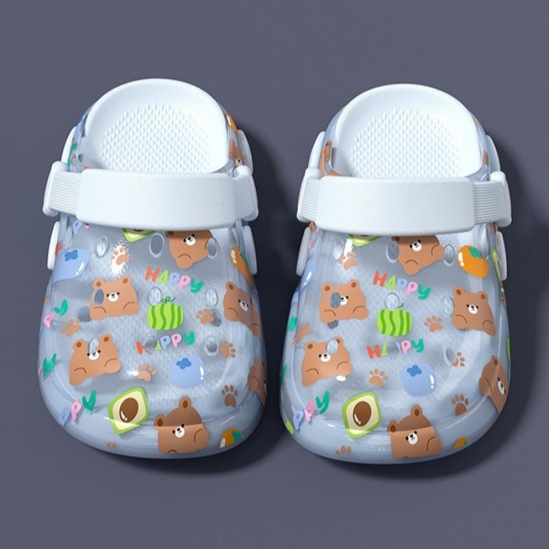 Summer New Kids Closed Toe Clogs Unisex Children Sandals Toddler Big Kids Indoor Outdoor Beach Slides for Boys Girls