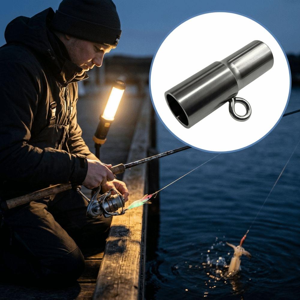 Hollow Tube Octopus Hook Straightener Two Opening Diameters Hook Straightener Outdoor Maintenance