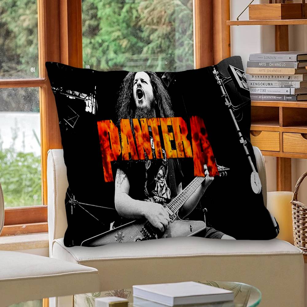 P-Pantera F-Far B-Beyond D-Driven Pillow Covers Cartoon Sofa Decorative Home Double-sided Printing Short Plush Cushion Cover
