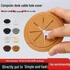 Desktop Decorative Cable Management and Sealing Cover for Desk Cable Holes