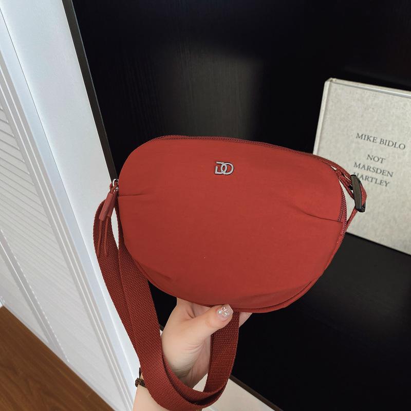 Niche design bag women's summer new fashion versatile casual cloth bag shoulder crossbody saddle bag