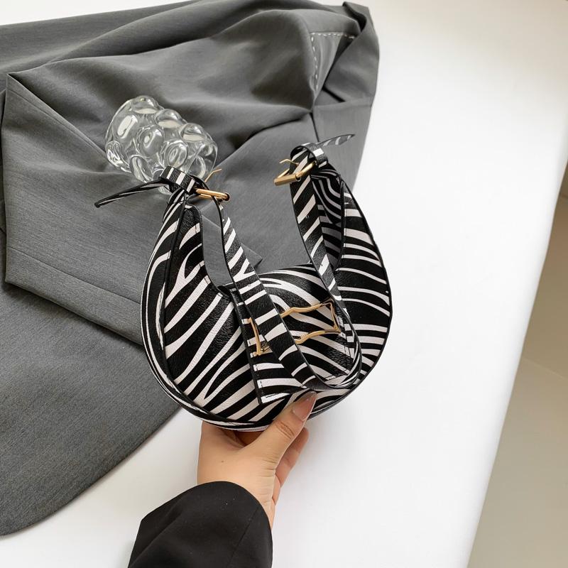 

1 шт. женская сумка на одно плечо, модная сумка-полумесяц, универсальная ручная сумка (20cm<Max Length<30cm)