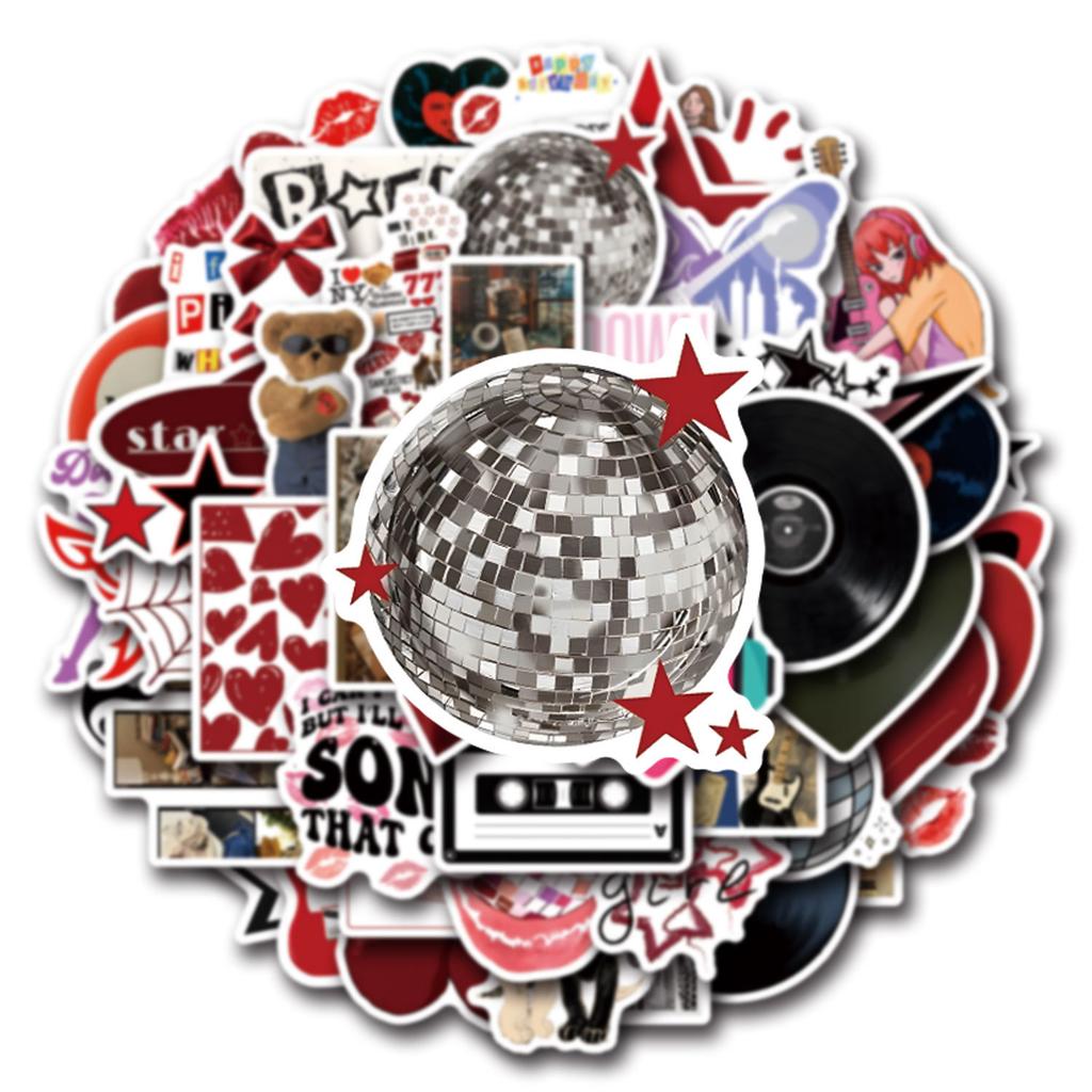 55 Downtown Y2K Girls Graffiti Stickers Decorative Notebook DIY Stickers