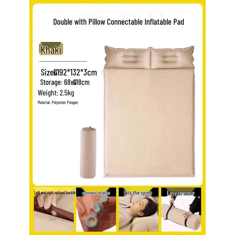 

OLOEY Self-Inflating Double Camping Mattress