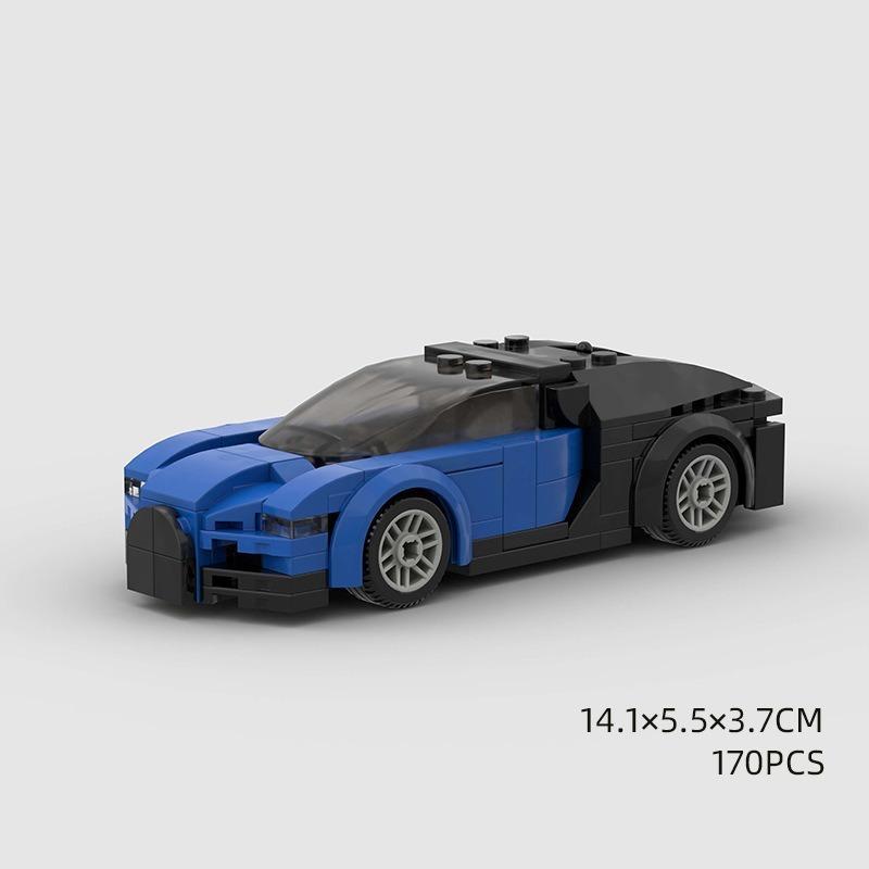 Kinderspielzeug Auto Modell Sportwagen Kompatibel Mit Rennen Kleine Teile DIY Bausteine Puzzle Technologie