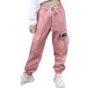 Kids Girl Large-Sized Straight Tube Loose Thin Casual Summer Wide Leg Pants
