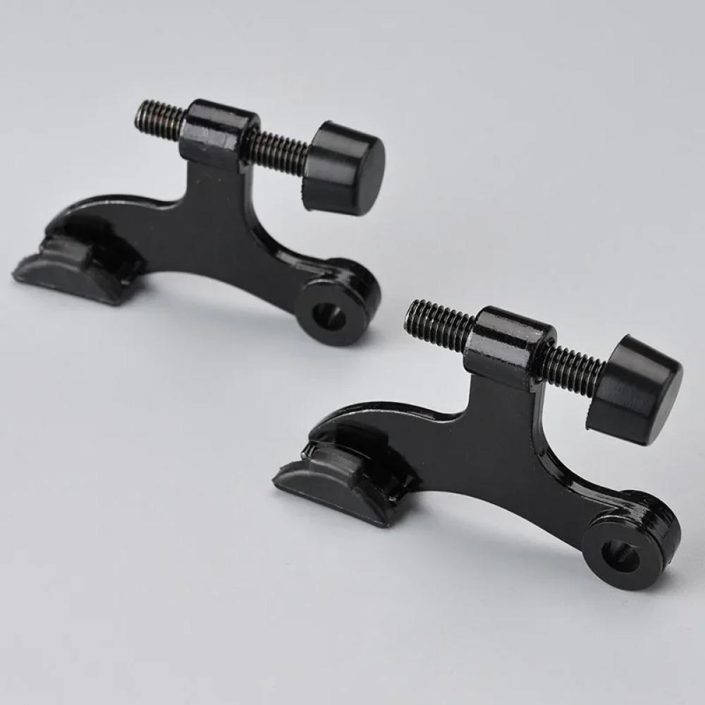 2Pcs Hinge Pin Door Stop Adjustable Hidden K-Type Thick Door Stop with Rubber Buffer Damper Door