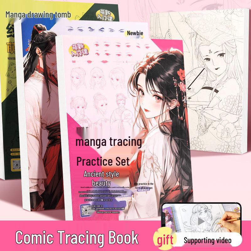 Sailor Moon Retro Cartoon Tracing & Drawing Book