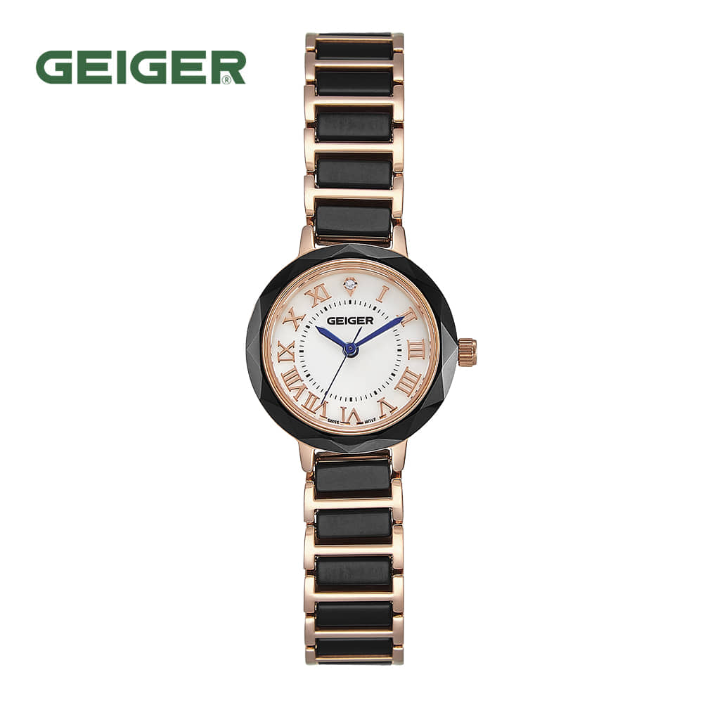 

Geiger GE8039WRGB Женские металлические часы с перламутровым циферблатом 25 мм