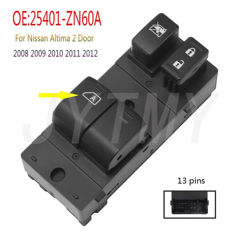 

For Nissan Altima 2008 2009 2010 2011 2012 Front Left Electric Power Window Switch Glass Lifter Control Button Car Accessories