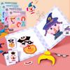 Kids' Magnetic Puzzle: Face-Changing Princess Dress-Up Stickers for Early Education (Ages 3+)