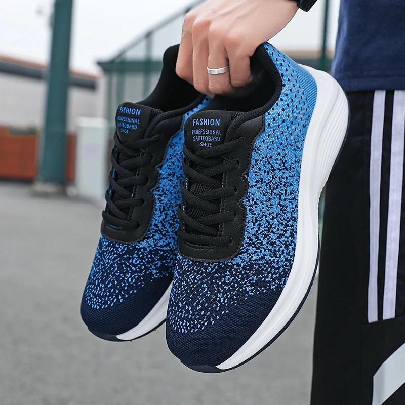 

MAEDEF Men Sneakers Flats Shoes Men Running Sports Shoe Breathable Lightweight Walking Comfortable Tennis Shoes for Men Footwear 38