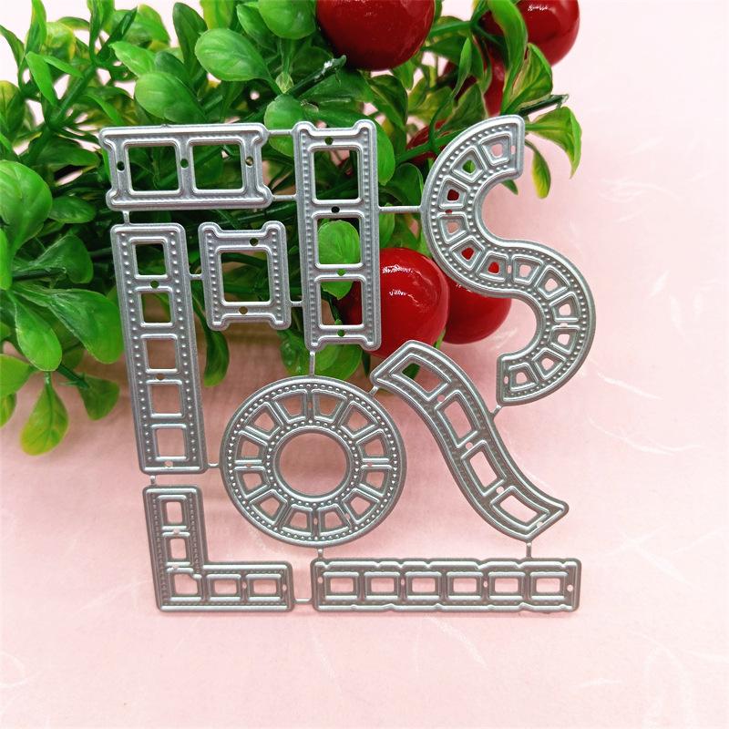 Photo Film Projection Design Style Metal Cutting Die Stencil for DIY Scrapbooking Album Photo Embossing Paper Card Craft Decor