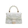Advanced Woven Handbag, New Butterfly Lace Embroidered Small Square Bag