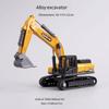 1:70 Mini Engineering Diecast Car Set Forklift Excavator Bulldozer Construction Vehicle Inertia Alloy+Plastic Toys For Children